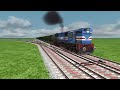 Train simulator classic New update game//train crossing on diamond Railways tracks//railroad game
