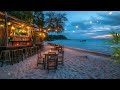 Smooth Bossa Nova Jazz Music at the Seaside - Relaxing Ocean Waves