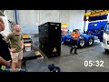 Faster than diesel? We do a battery swap on a big electric truck!