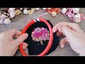 Hand Embroidery Flower - Ribbon Embroidery - 3 D Embroidery