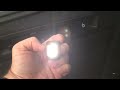 Skoda Superb trunk flashlight cool white LEDs installed