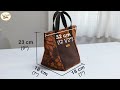 How to make a simple tote bag that you will be amazed!