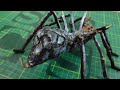 Making a Spider Hunted a Human Diorama