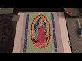 Freestyle Diamond Dotz Our Lady of Guadalupe, the desert and baby talk to cats