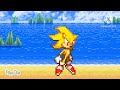 Super Sonic Vs Scourge | Short Sprite Battle