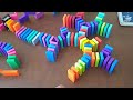 15 MINUTES OF DOMINOES FALLING! (Satisfying) (No Music)