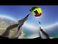 3D 360 VR skydiving experience with the Vuze camera (4K)