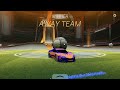 Playing rocket league