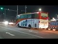 full ramai nya bus-bus malam mampir di agen2 exit Tegal