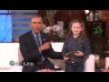 Macey Meets President Obama