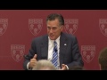 A conversation with Mitt Romney at HLS