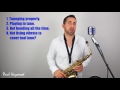 How To Sound More Professional On Saxophone - 🎷 Sax Lesson 🎷 by Paul Haywood
