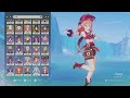 Genshin Impact Character select animations