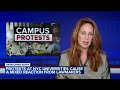 Protests at NYC Universities cause a mixed reaction from lawmakers