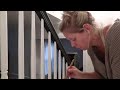 House Refresh - Painting Everything Black | Stair Rails, Doors + Quarter Round