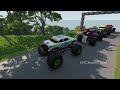 Drunken Monster truck Cars - Epic High Speed Crazy  Jump Test And Crashes #38  - EPIC BeamNG ASVA