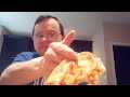 Trying out the new flatbread chicken Parmesan pizza from tim Hortons food review