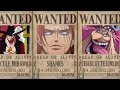 TOP 25 Highest Known Bounties in One Piece
