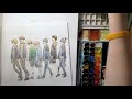 BTS (Spring Day) Watercolor