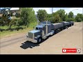 PETERBILT | Idaho & Montana States | American Truck Simulator - v1.50 | Logitech g29 gameplay