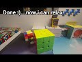 Rubik’s cube unboxing speedrun