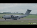*Rare* RAF A400M Takeoff at Prestwick Airport