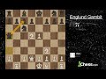Best Opening Gambits in chess | The Englund Gambit | Theory 1 .D4 E5