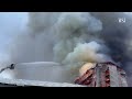 Watch: Spire Collapses as Fire Engulfs Copenhagen’s Historic Stock Exchange | WSJ News