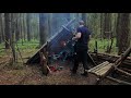 How To Make a WOODEN Cup KUKSA from BIRCH BURL into the FOREST without Power TOOLS 