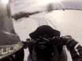 Snowmobiling on the Nytro attempting to carve ..