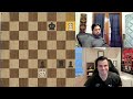 Carlsen started laughing when angry Nakamura could not win against him with two passed pawns