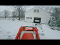 Tackling Snow with Kubota LX3310 & HLA Snow Pusher 1500