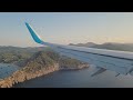 Vueling A321 landing Ibiza (06) with beautiful views of 