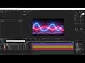Glowing Neon Waves in After Effects with Saber (Free Plugin)