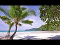 4K UHD Peaceful Beach Ambience | Relaxing White Noise for relaxation, Study & Sleep