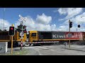 Railway Crossings on the Main Trunk between Papakura and Hamilton NZ