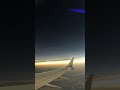 Eclipse from 35,000 feet