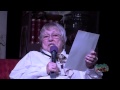 Ursula voice Pat Carroll does The Haunted Mansion Ghost Host lines at Spooky Empire's May-Hem