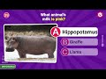 General Knowledge Quiz - Animals Edition 🐶🐱 | Easy, Medium, Hard, Impossible