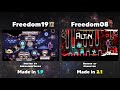 Freedom08 VS. Freedom19 - Direct Comparison