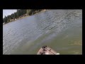 Fat guy tests new homemade out riggers on Sun Dolphin kayak