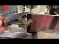 Put a clamp on vibrations. Milling machine hack for milling thin material.