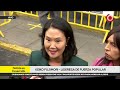 Juicio oral contra Keiko Fujimori: declaraciones tras el término de la sesión