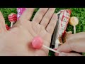 Satisfying, Unboxing video, Asmr Lollipops and Sweets Opening - Yummy Rainbow Candy ASMR