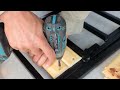 Great craftsman's idea to make a smart folding ladder yourself / DIY smart folding metal