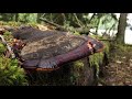 7 day Solo Bushcraft Wild Island Camp - Full Trip Long Version - Woodcraft, Tenkara, Painting