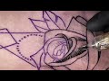 Geometry and Rose Tattoo | Real time