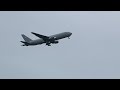 USAF KC-46 Take Off at Prestwick Airport