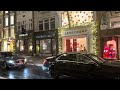 London SNOW Walk ⛄ Finally Snowing Central London 2022 | London Best Christmas Lights tour in Snow