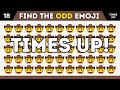 Find the Odd Emoji 🤠 | Test Your Eyes | Emoji Challenges